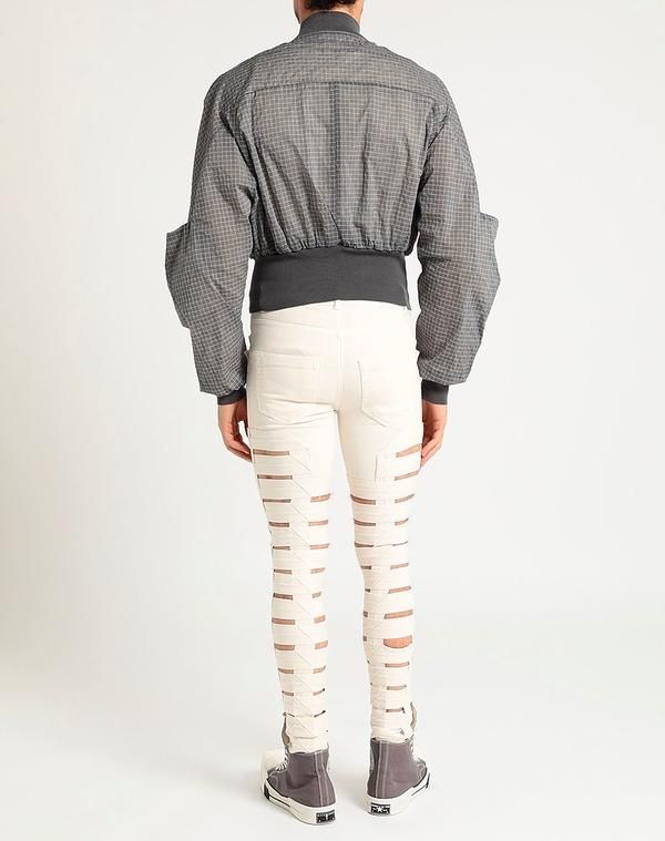 リックオウエンス メンズ アウター ジャケット・ブルゾン RICK OWENS Gray グレー