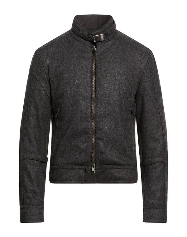 ビッケンバーグス メンズ アウター ジャケット・ブルゾン バイカージャケット BIKKEMBERGS Charcoal チャコール