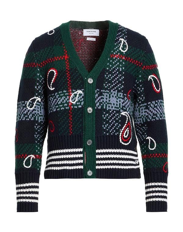トムブラウン メンズ アウター カーディガン THOM BROWNE Dark Green グリーン