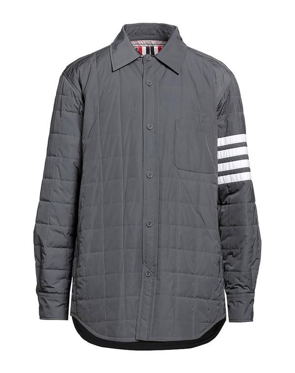 トムブラウン メンズ アウター ジャケット・ブルゾン パファージャケット THOM BROWNE Gray グレー