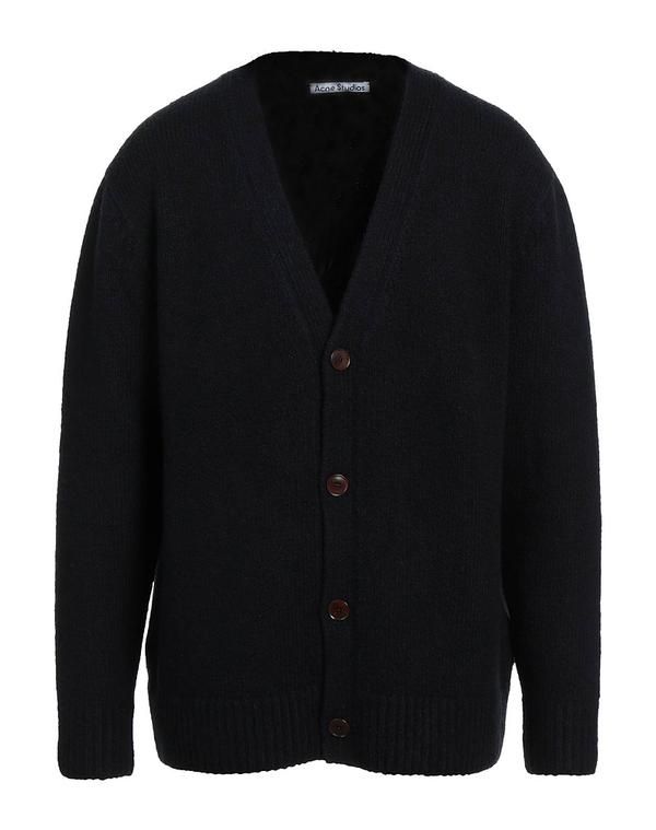 アクネ ストゥディオズ メンズ アウター カーディガン ACNE STUDIOS Black ブラック
