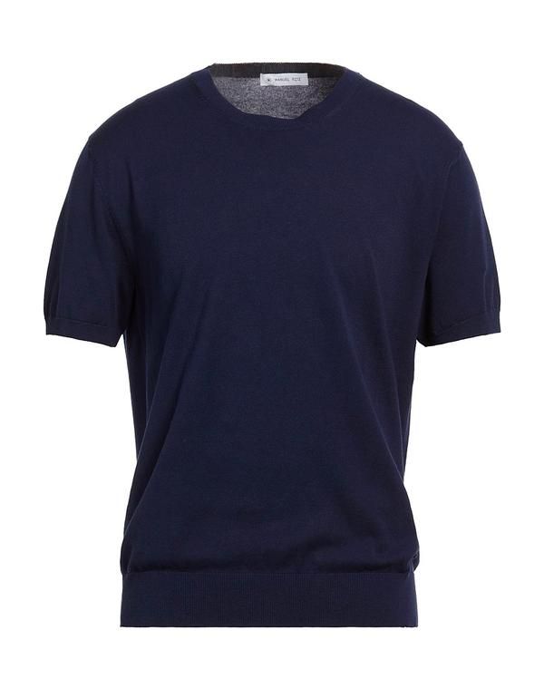 マニュエル リッツ メンズ トップス シャツ プルオーバー MANUEL RITZ Midnight Blue ブルー