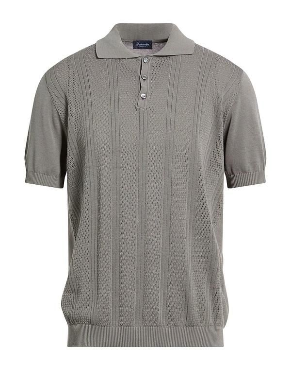 ドルモア メンズ トップス ポロシャツ DRUMOHR Gray グレー