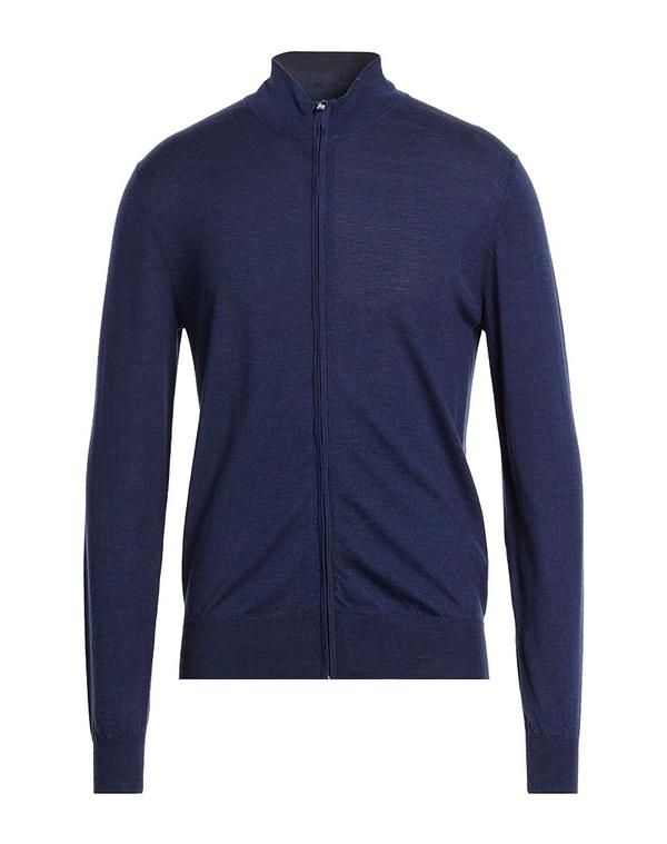 ハケット メンズ アウター カーディガン ファスナー付きニット HACKETT Navy ネイビー