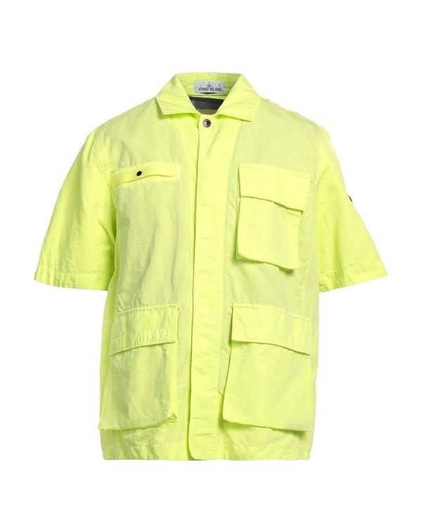 ストーンアイランド メンズ トップス シャツ STONE ISLAND Lime Green ライム