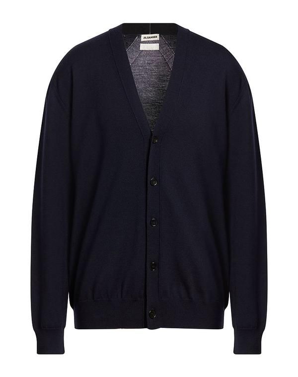 ジル・サンダー メンズ アウター カーディガン JIL SANDER Midnight Blue ブルー
