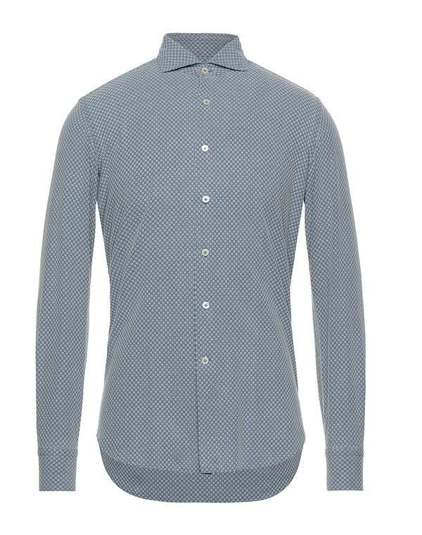 アレッサンドロゲラルディ メンズ トップス シャツ ALESSANDRO GHERARDI Blue Gray グレー