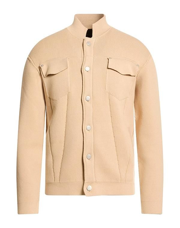 ロベルトコリーナ メンズ アウター カーディガン ROBERTO COLLINA Beige ベージュ