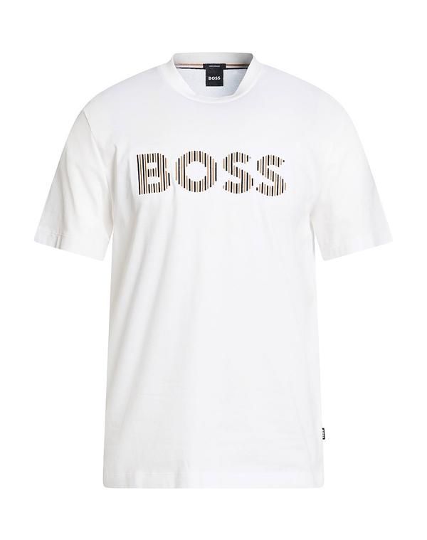 ボス メンズ トップス Tシャツ BOSS White ホワイト