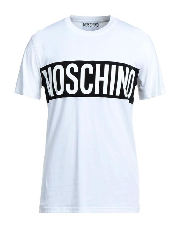 モスキーノ メンズ トップス Tシャツ MOSCHINO White ホワイト