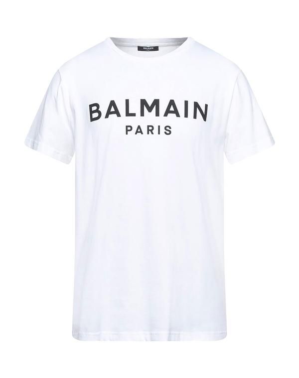 バルマン メンズ トップス Tシャツ BALMAIN White ホワイト