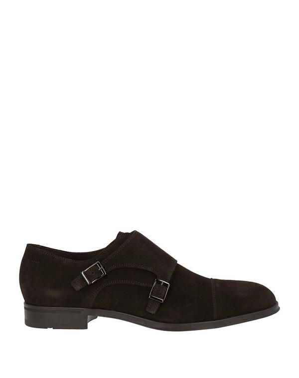ヒューゴボス メンズ シューズ スリッポン・ローファー モカシン BOSS HUGO BOSS Dark Brown ブラウン