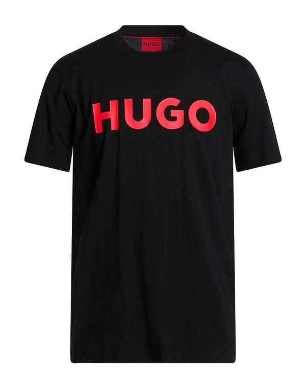 フューゴ メンズ トップス Tシャツ HUGO Black ブラック