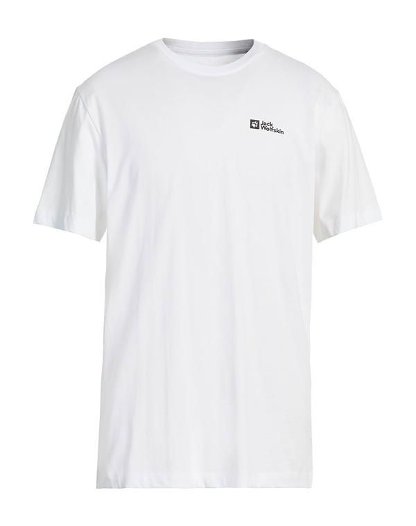 ジャックウルフスキン メンズ トップス Tシャツ JACK WOLFSKIN White ホワイト
