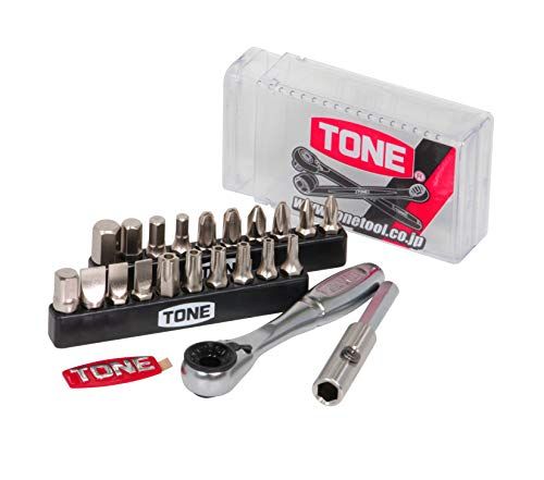 トネ(TONE) ビットラチェットセット BRS20C ビット差込 &6.35mm(1/4