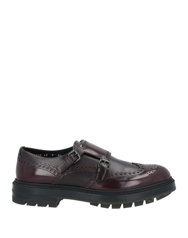 サントーニ メンズ シューズ スリッポン・ローファー モカシン SANTONI Bordeaux