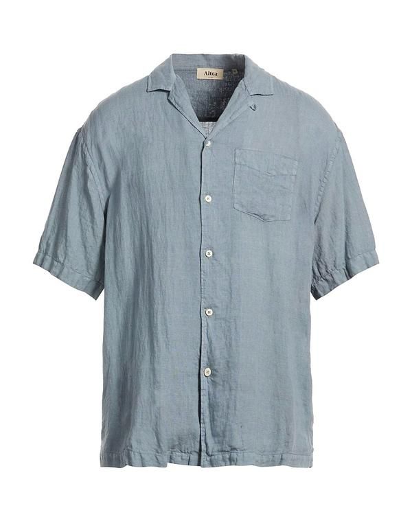 アルテア メンズ トップス シャツ ALTEA Blue Gray グレー