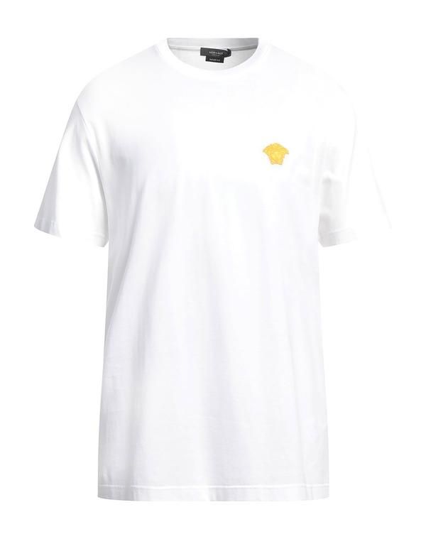 ヴェルサーチ メンズ トップス Tシャツ VERSACE White ホワイト