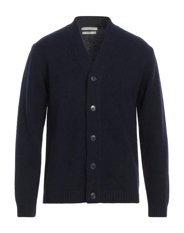 ダニエル フィエゾリ メンズ アウター カーディガン カシミヤニット DANIELE FIESOLI Midnight Blue ブルー