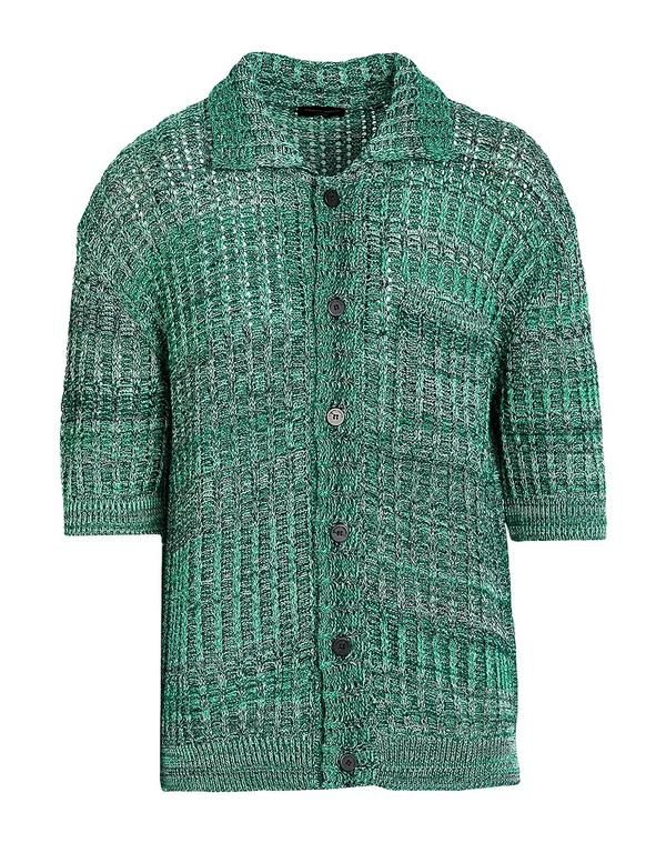 ロベルトコリーナ メンズ アウター カーディガン ROBERTO COLLINA Green グリーン