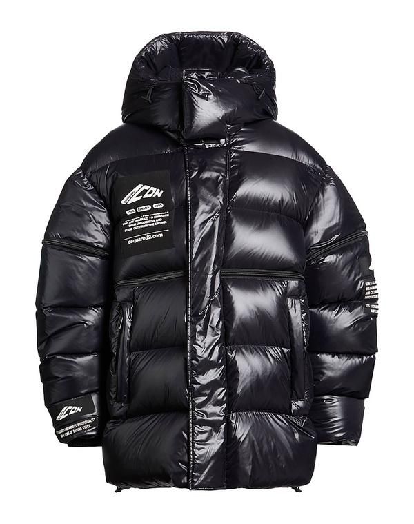ディースクエアード メンズ アウター ジャケット・ブルゾン パファージャケット DSQUARED2 Black ブラック