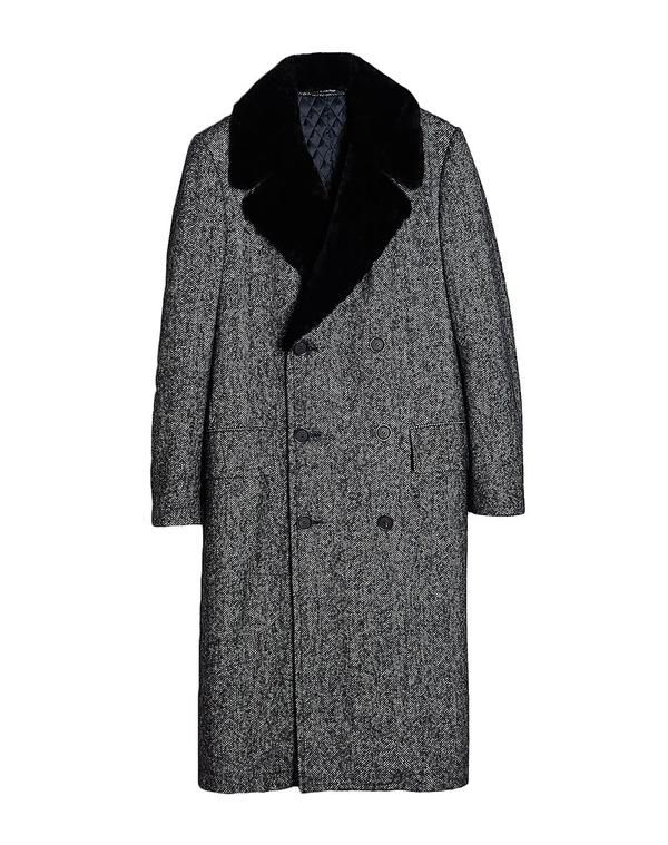 ダンヒル メンズ アウター ジャケット・ブルゾン ピーコートダブルブレスト DUNHILL Black ブラック