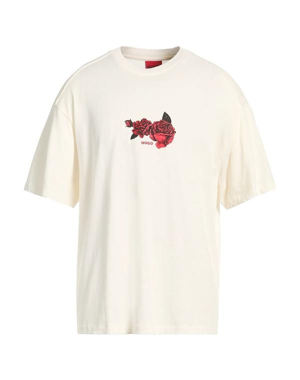 フューゴ メンズ トップス Tシャツ HUGO Ivory アイボリー