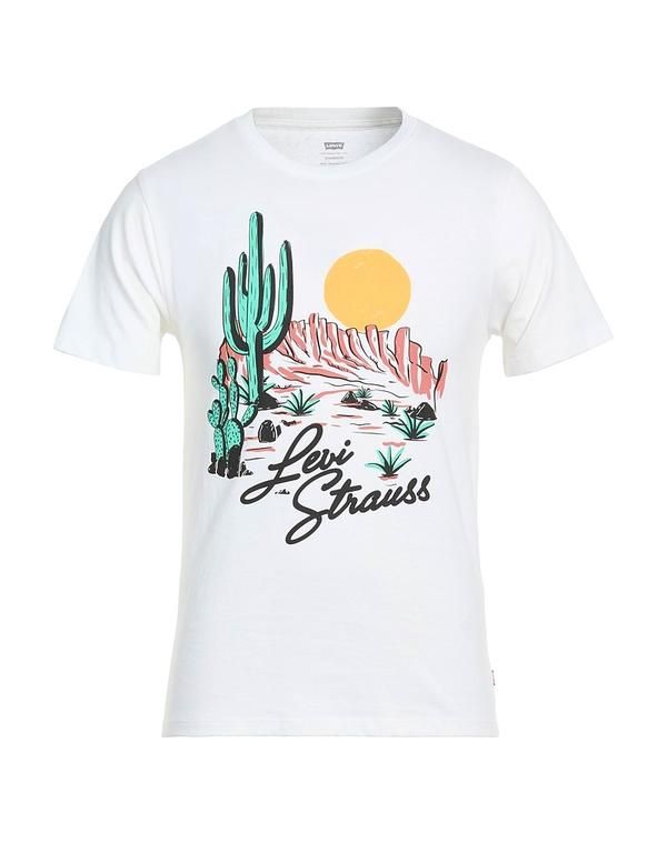 リーバイス メンズ トップス Tシャツ LEVIS White ホワイト
