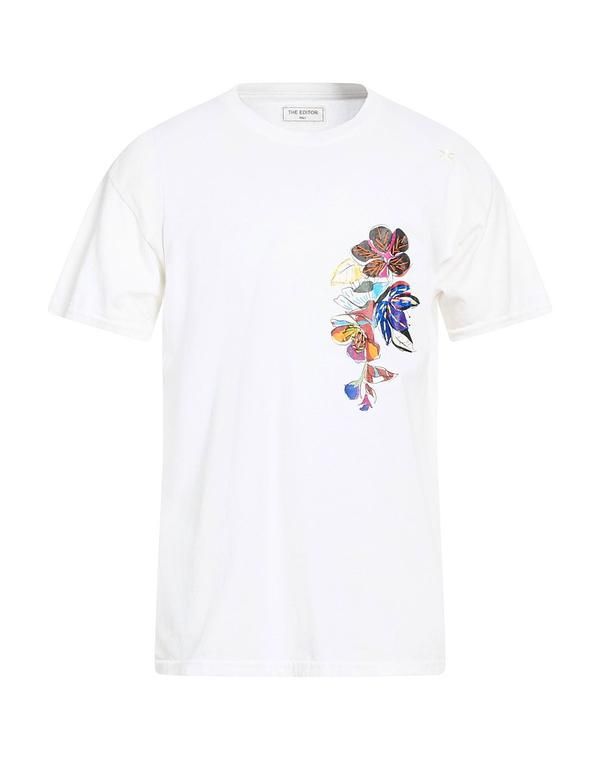 エディター メンズ トップス Tシャツ THEDITOR White ホワイト