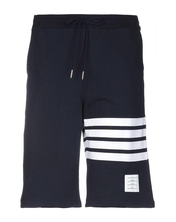 トムブラウン メンズ ボトムス カジュアルパンツ スウェットパンツ THOM BROWNE Midnight Blue ブルー