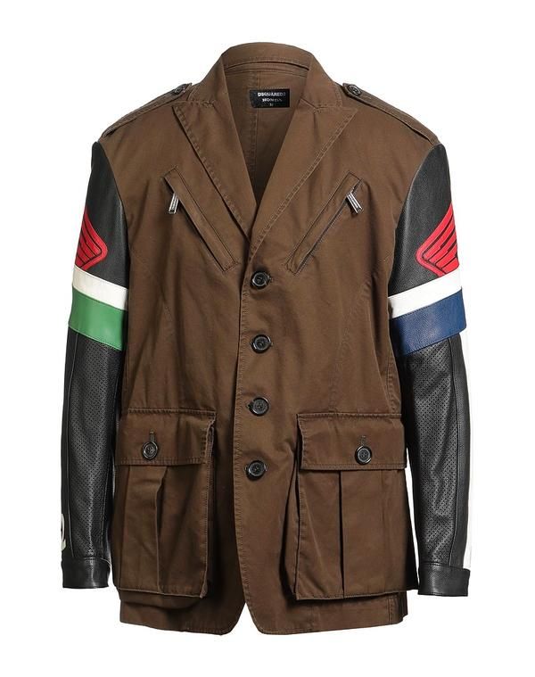 ディースクエアード メンズ アウター ジャケット・ブルゾン DSQUARED2 Military Green グリーン