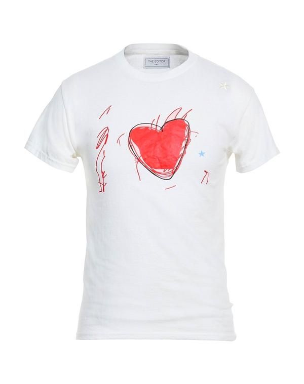 エディター メンズ トップス Tシャツ THEDITOR White ホワイト