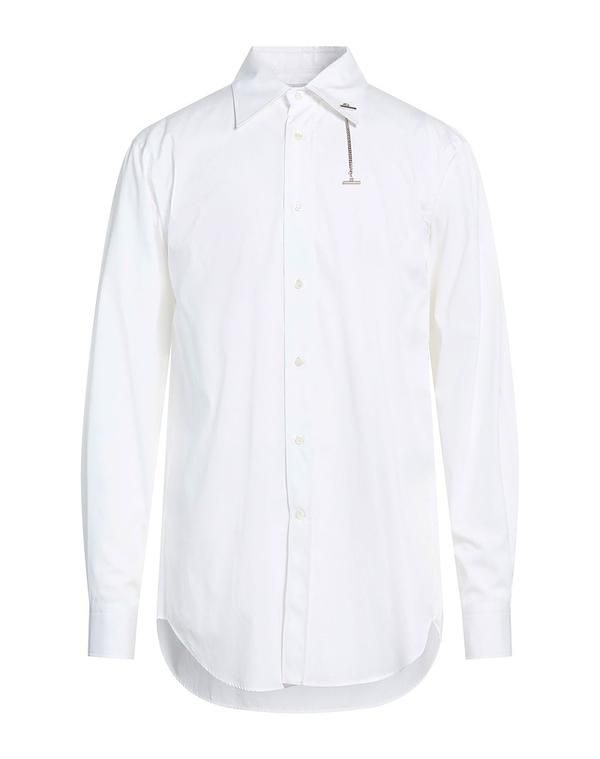 マックイーン メンズ トップス シャツ MCQUEEN White ホワイト