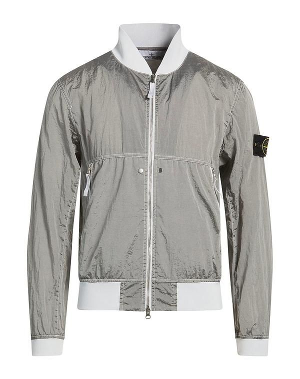 ストーンアイランド メンズ アウター ジャケット・ブルゾン ボンバージャケット STONE ISLAND Gray グレー