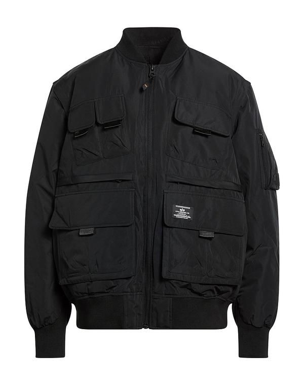 アルファインダストリーズ メンズ アウター ジャケット・ブルゾン パファージャケット ALPHA INDUSTRIES Black ブラック