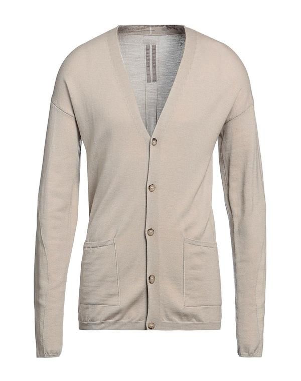リックオウエンス メンズ アウター カーディガン RICK OWENS Beige ベージュ
