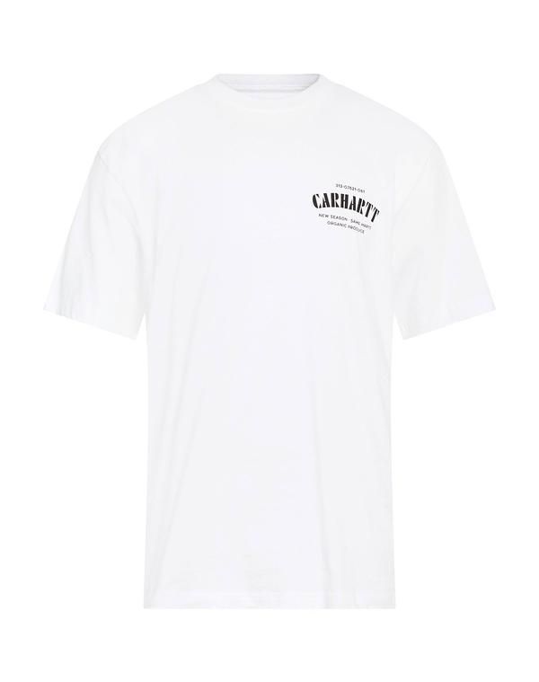 カーハート メンズ トップス Tシャツ CARHARTT WIP White ホワイト