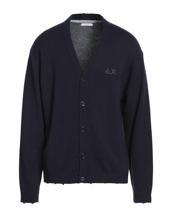 サンシックスティーエイト メンズ アウター カーディガン SUN 68 Midnight Blue ブルー