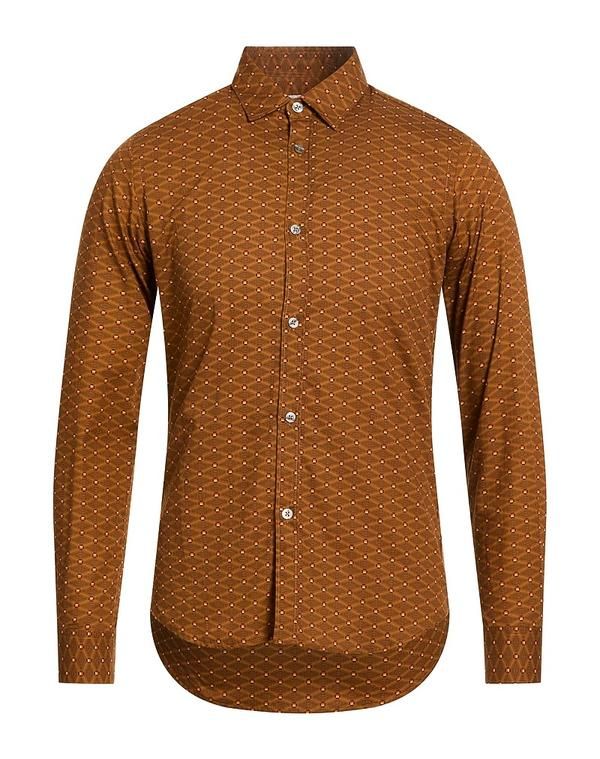 グレイ ダニエレ アレッサンドリー二 メンズ トップス シャツ GREY DANIELE ALESSANDRINI Light Brown ブラウン