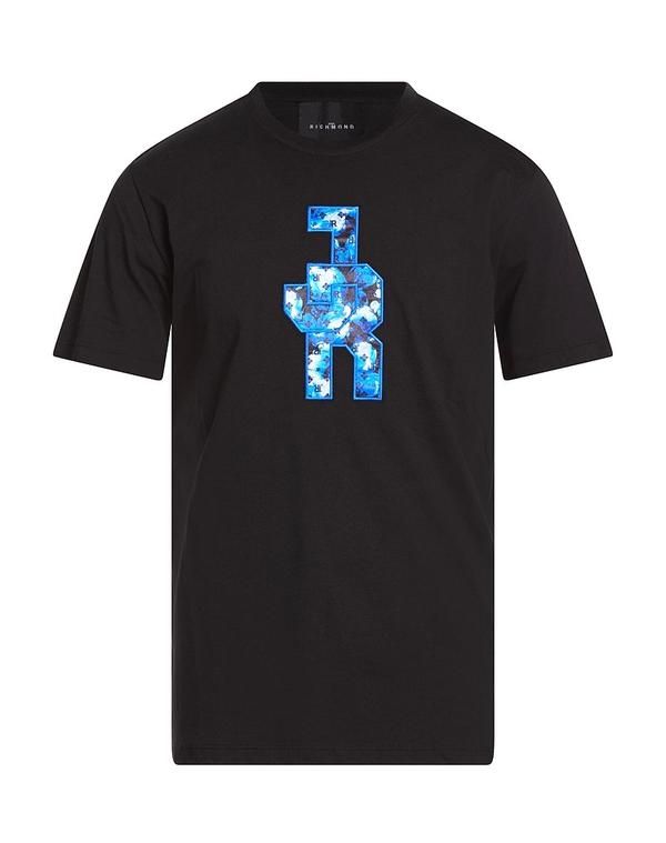 ジョン リッチモンド メンズ トップス Tシャツ JOHN RICHMOND Black ブラック