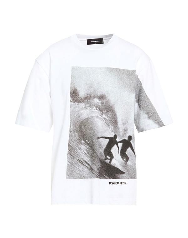 ディースクエアード メンズ トップス Tシャツ DSQUARED2 White ホワイト