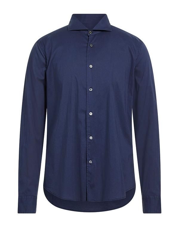 フェデーリ メンズ トップス シャツ FEDELI Navy ネイビー