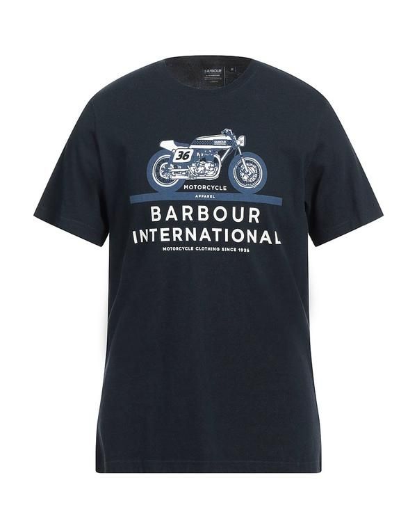 バブアー メンズ トップス Tシャツ BARBOUR Black ブラック