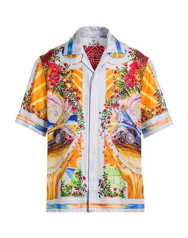 カサブランカ メンズ トップス シャツ CASABLANCA Orange オレンジ 95,590円