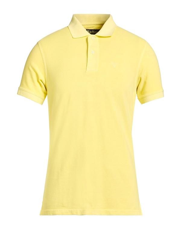 バブアー メンズ トップス ポロシャツ BARBOUR Yellow イエロー
