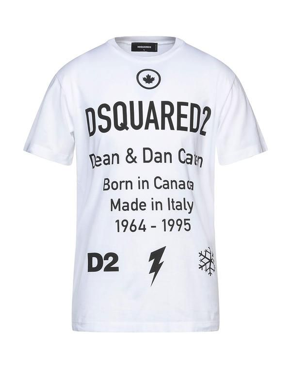 ディースクエアード メンズ トップス Tシャツ DSQUARED2 White ホワイト
