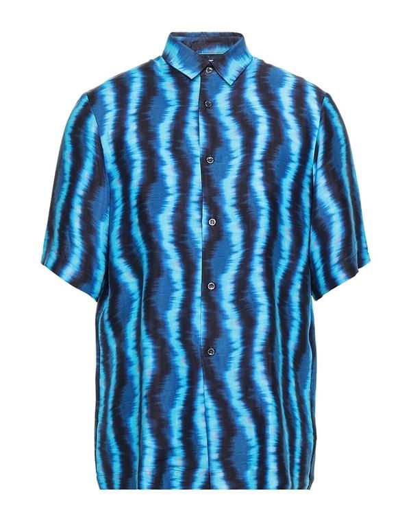 パトリツィア ペペ メンズ トップス シャツ PATRIZIA PEPE Turquoise Blue ブルー