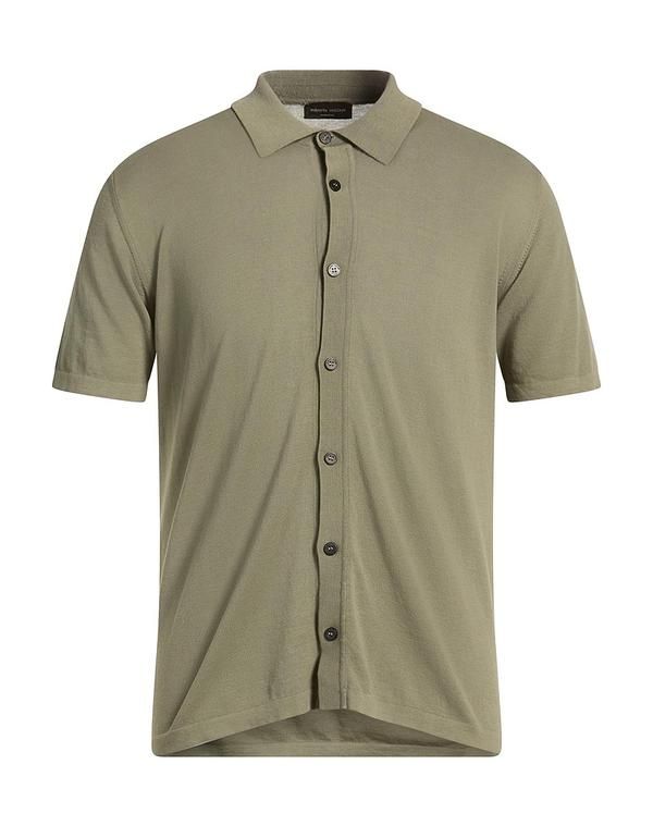 ロベルトコリーナ メンズ トップス ポロシャツ ROBERTO COLLINA Military Green グリーン