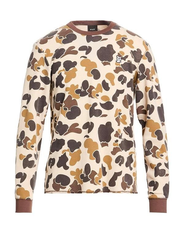 ハフ メンズ トップス Tシャツ HUF Beige ベージュ