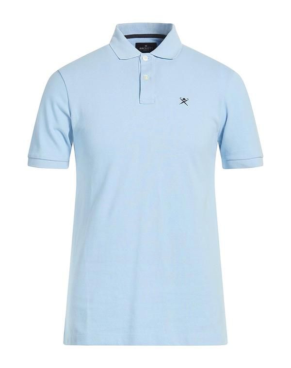 ハケット メンズ トップス ポロシャツ HACKETT Sky Blue ブルー